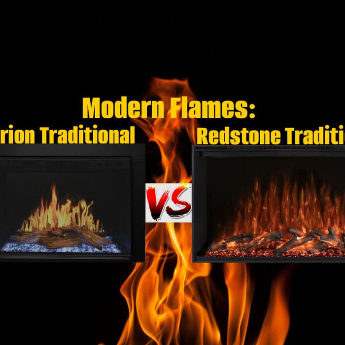 Modern Flames Orion vs. Redstone Traditional Electric Fireplace 2024 Buyer's Guide