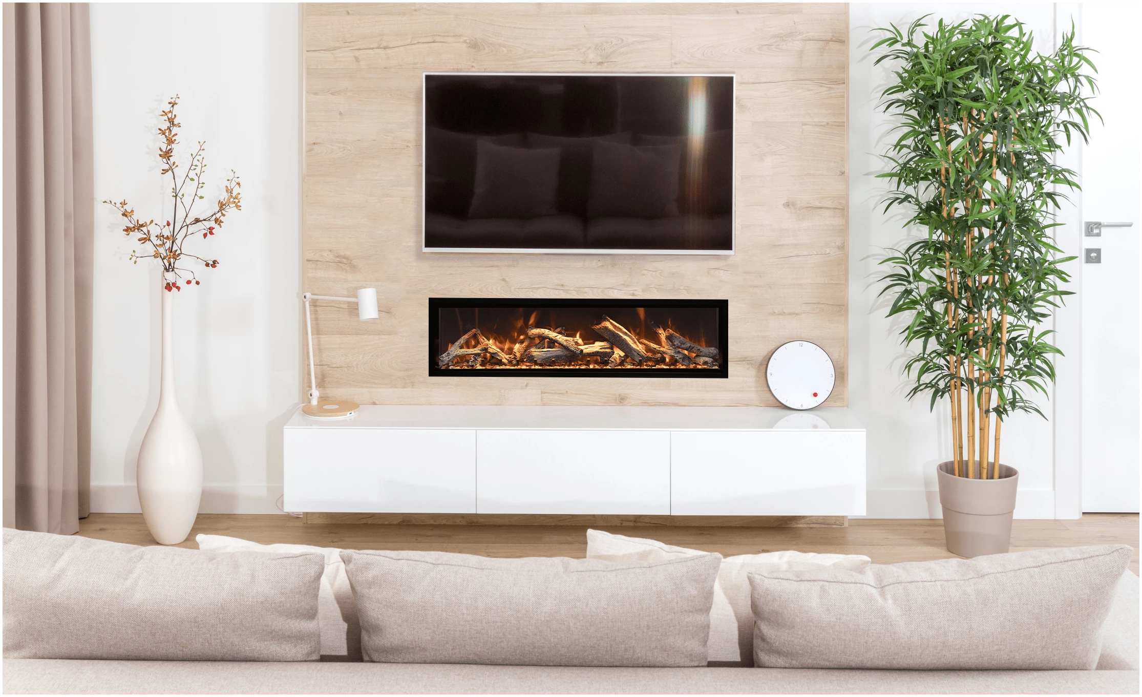 Amantii Symmetry Bespoke XT Indoor & Outdoor Electric Fireplace