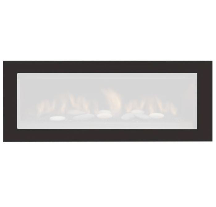 Sierra Flame Bennett 45 Gas Fireplace Basic Trim with Safety Barrier
