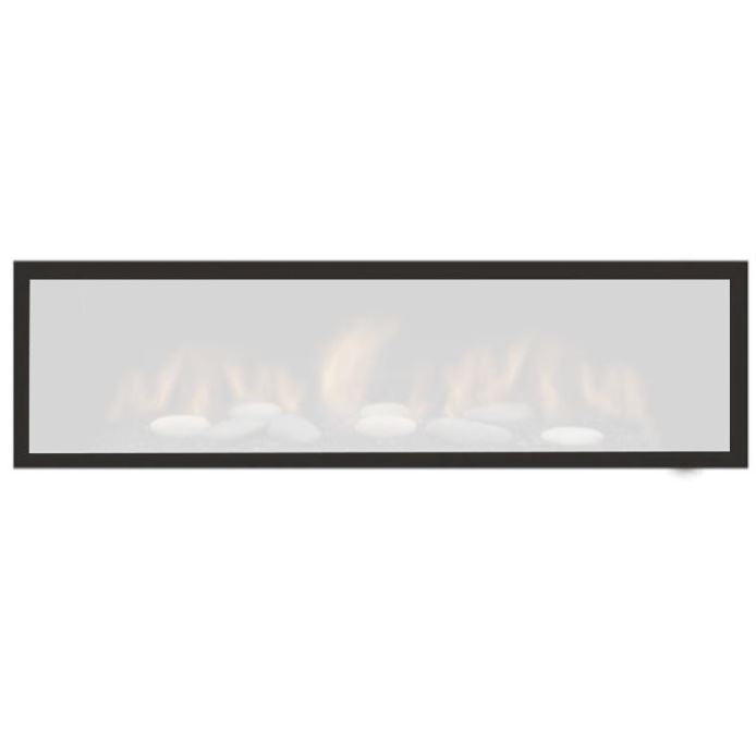 Sierra Flame Bennett 45 Gas Fireplace Clean Face Surround with Safety Barrier