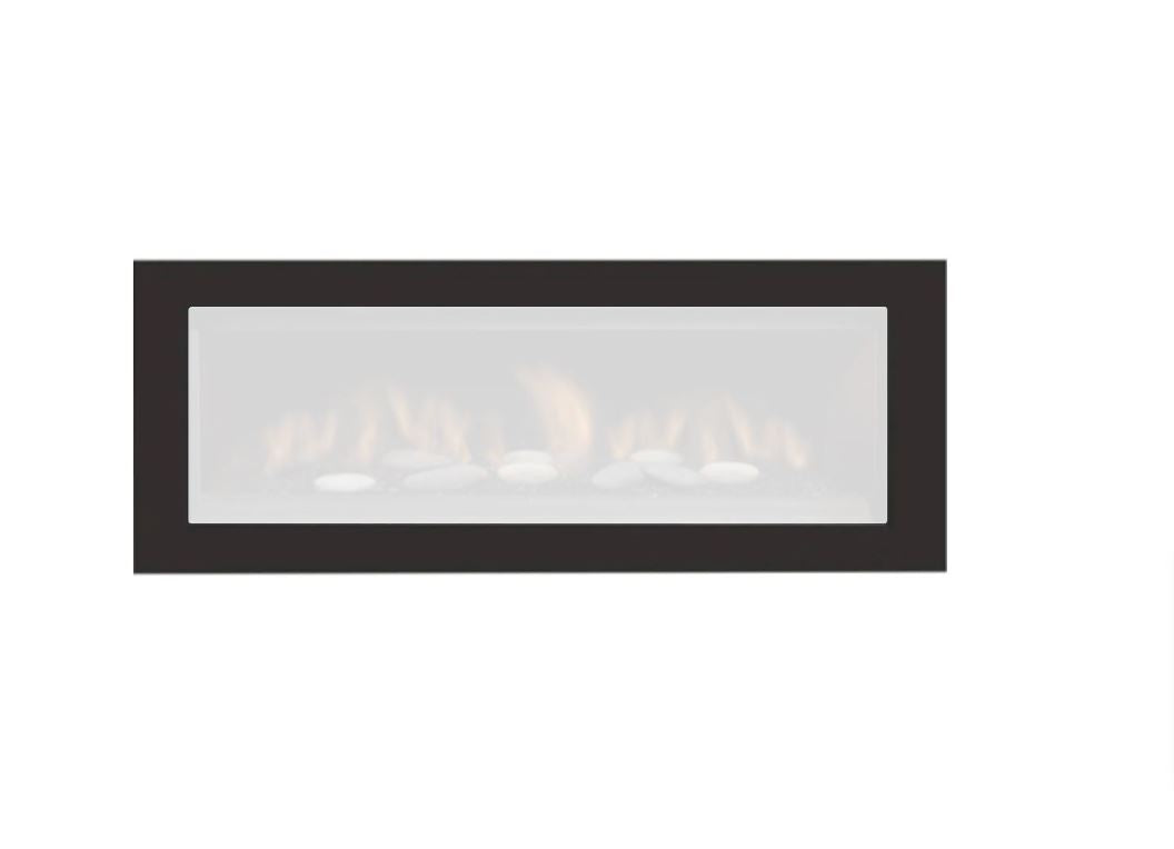 Sierra Flame Stanford Gas Fireplace Basic Trim and Safety Barrier